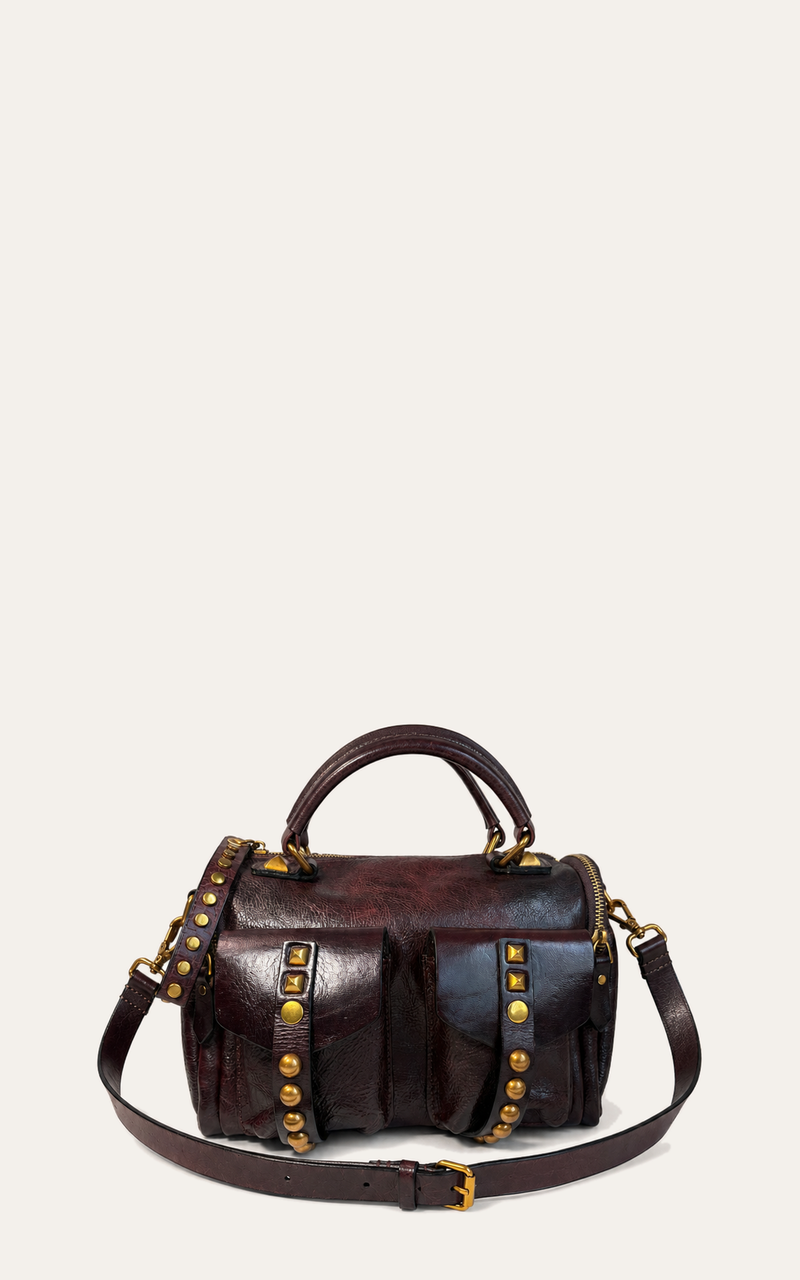 The Manzanita Full-Grain Leather Utility Satchel — Oxblood