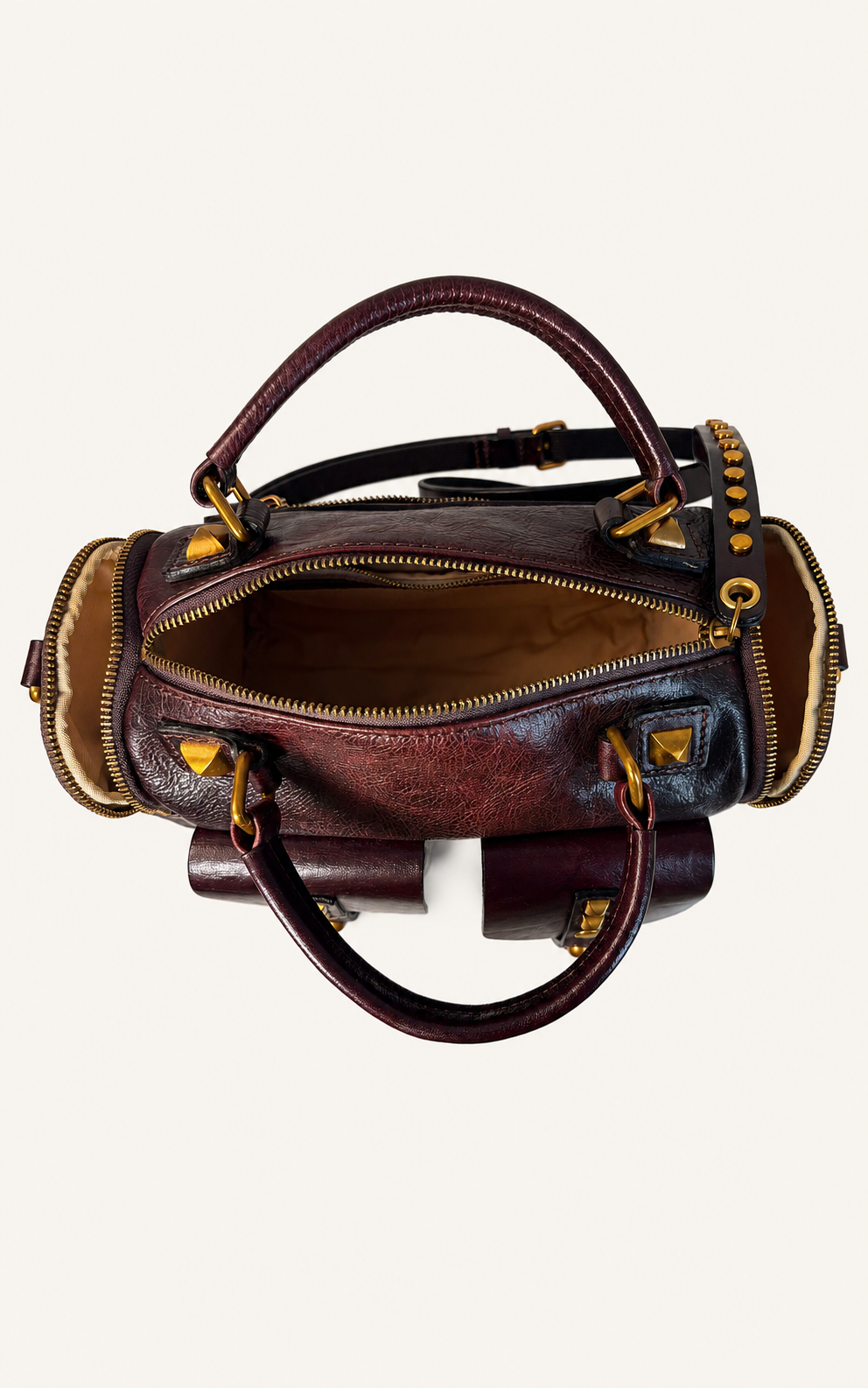 The Manzanita Full-Grain Leather Utility Satchel — Oxblood