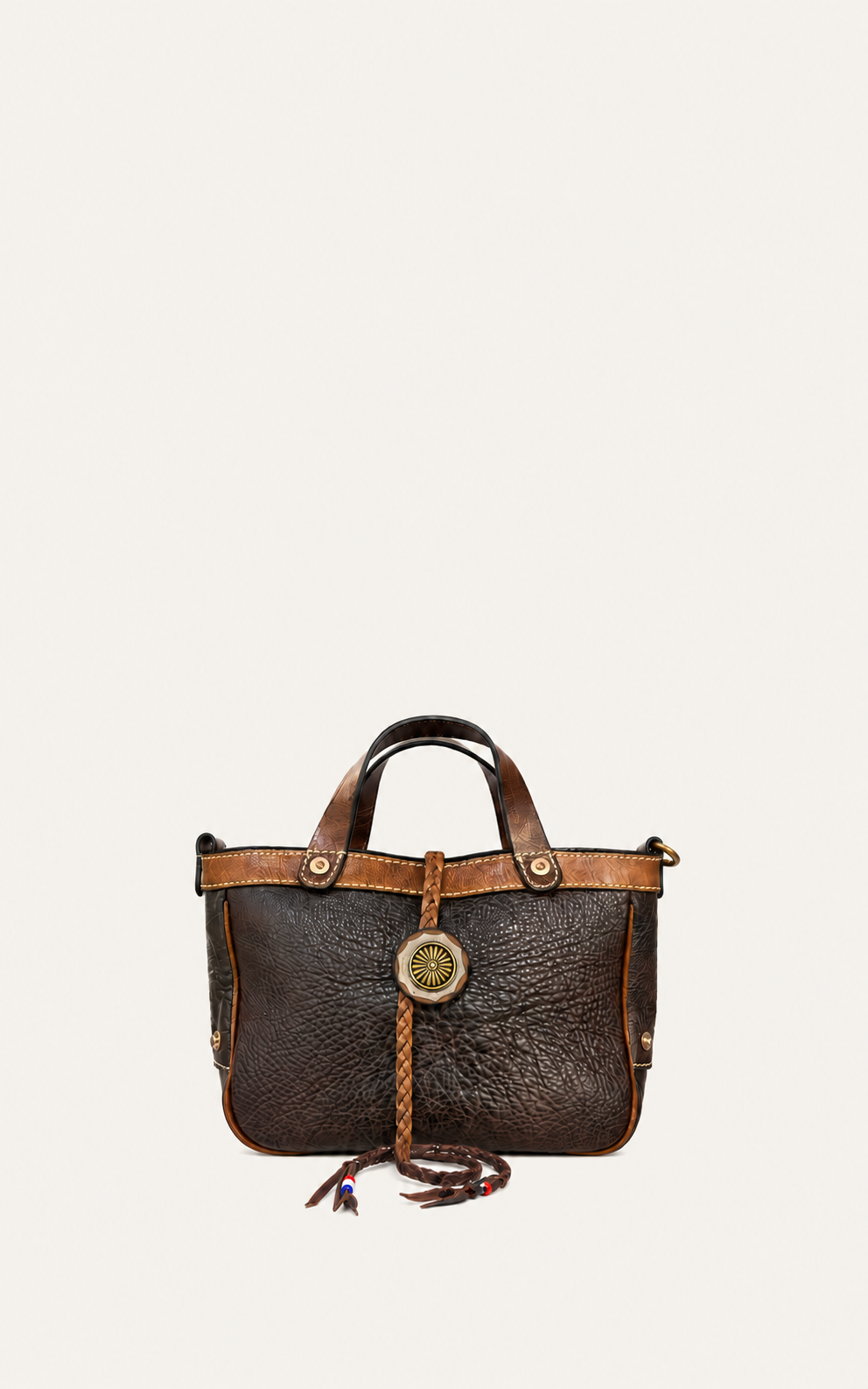 The Juniper Full-Grain Leather Convertible Tote
