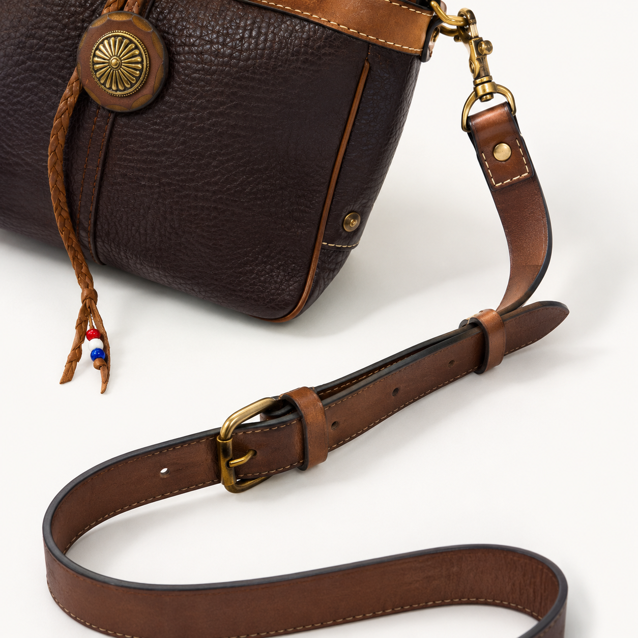 Heritage Full-Grain Leather Crossbody Tote Bag – ARBOR & GRAIN