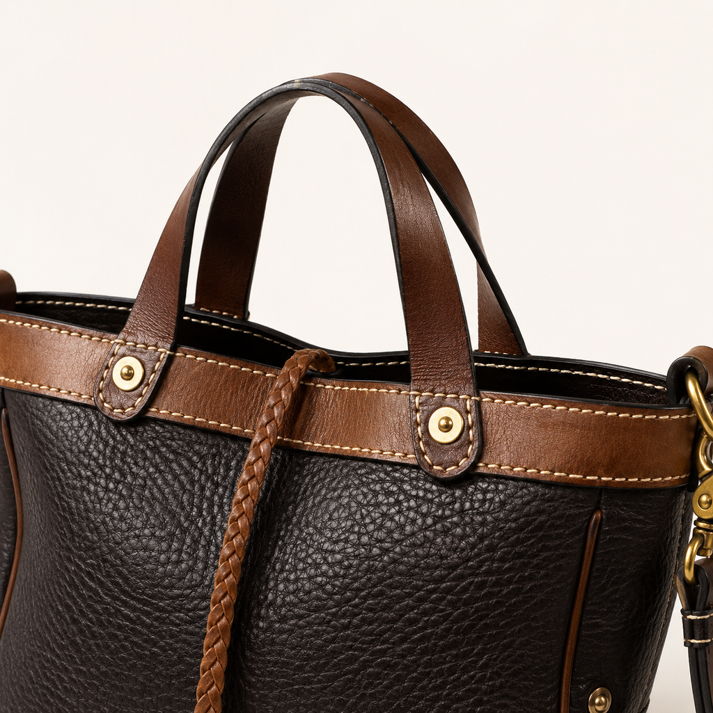 Heritage Full-Grain Leather Crossbody Tote Bag – ARBOR & GRAIN
