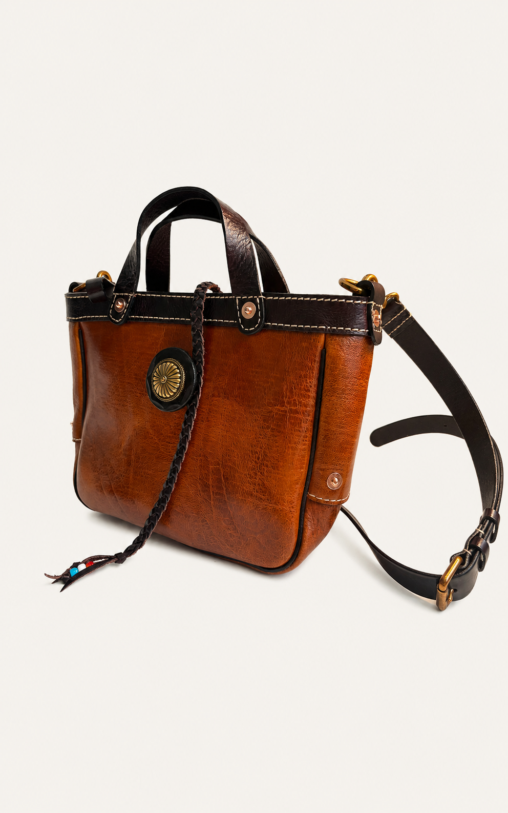 The Juniper Full-Grain Leather Convertible Tote