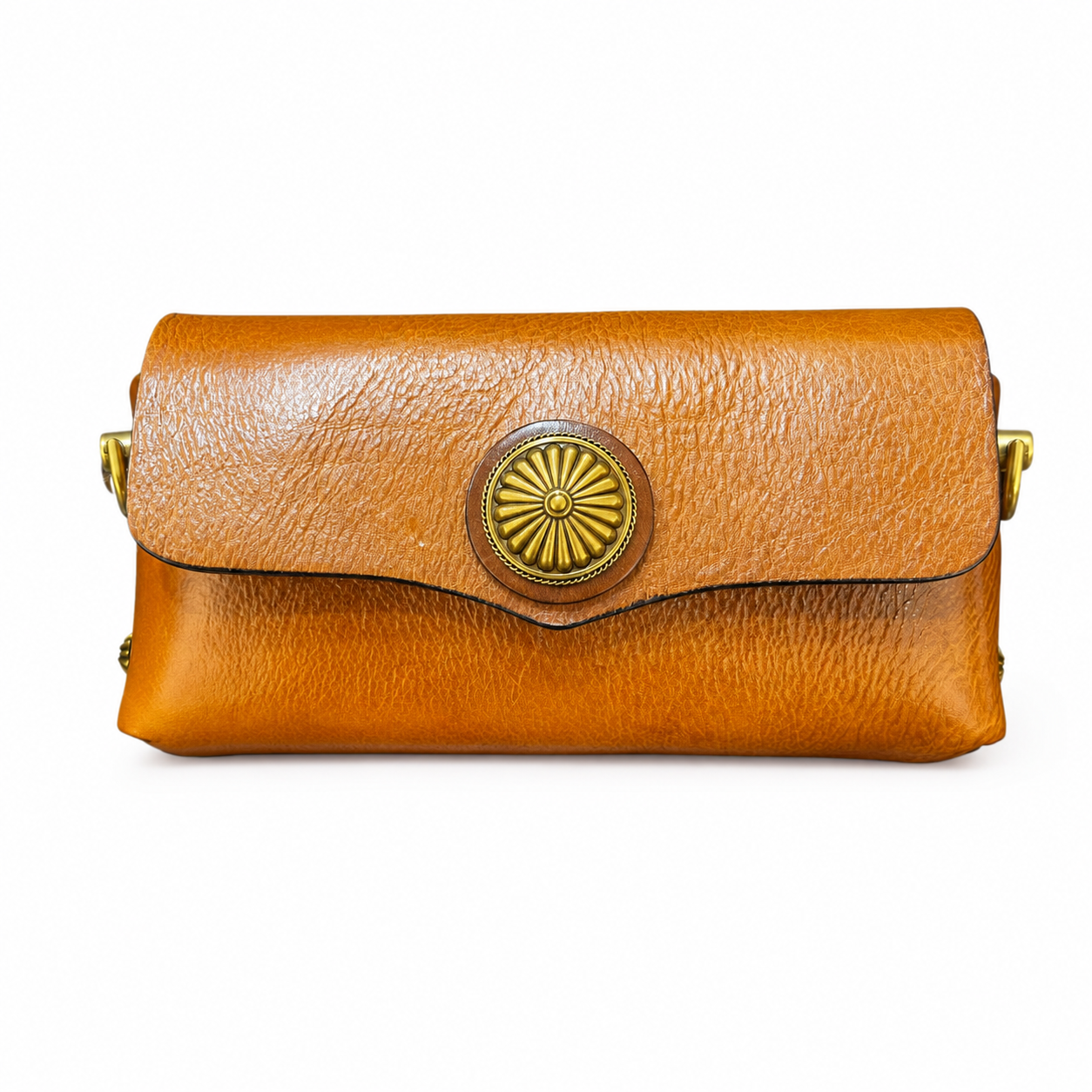 Vintage Leather Phone Crossbody Bag