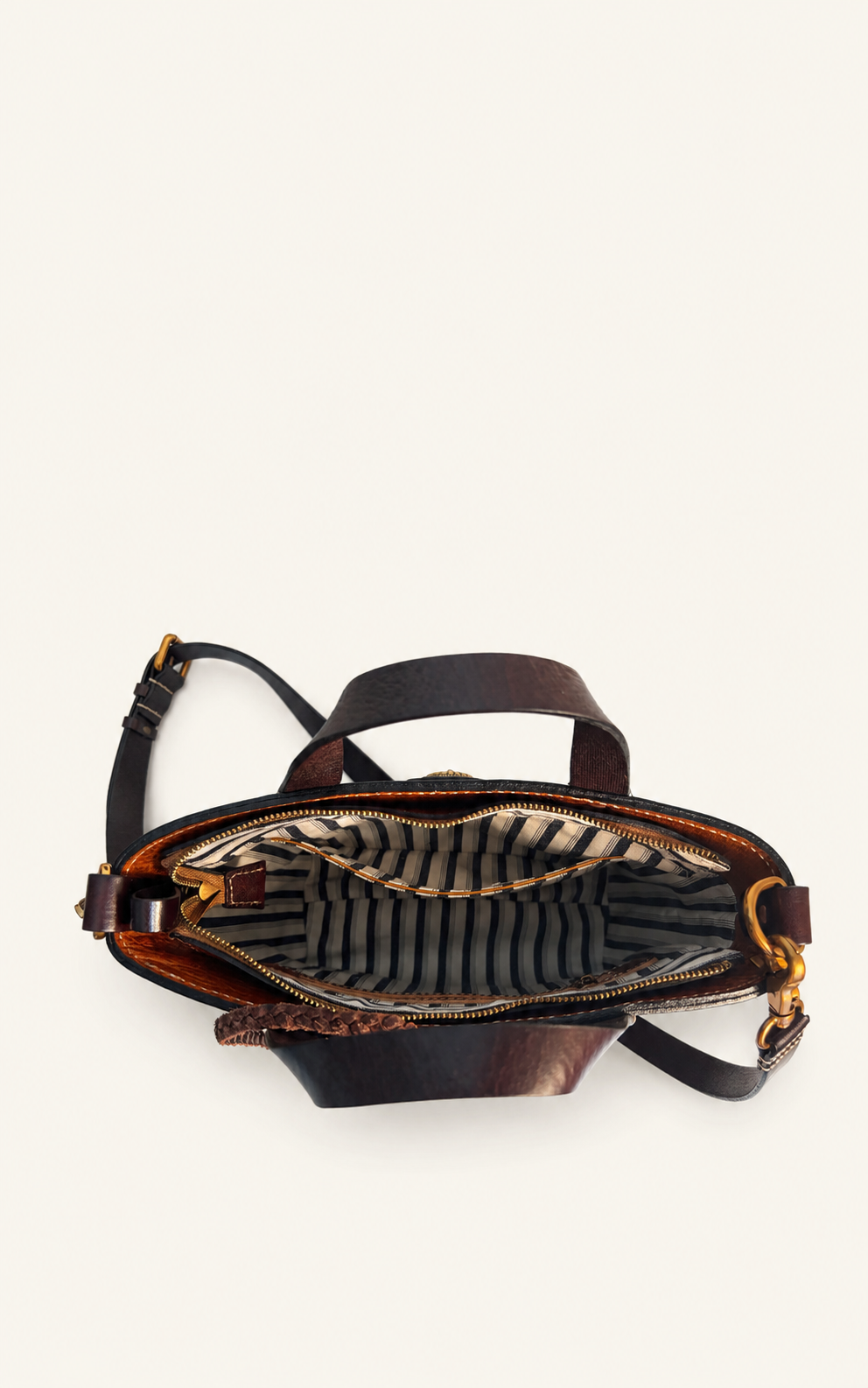 Heritage Full-Grain Leather Crossbody Tote Bag – ARBOR & GRAIN