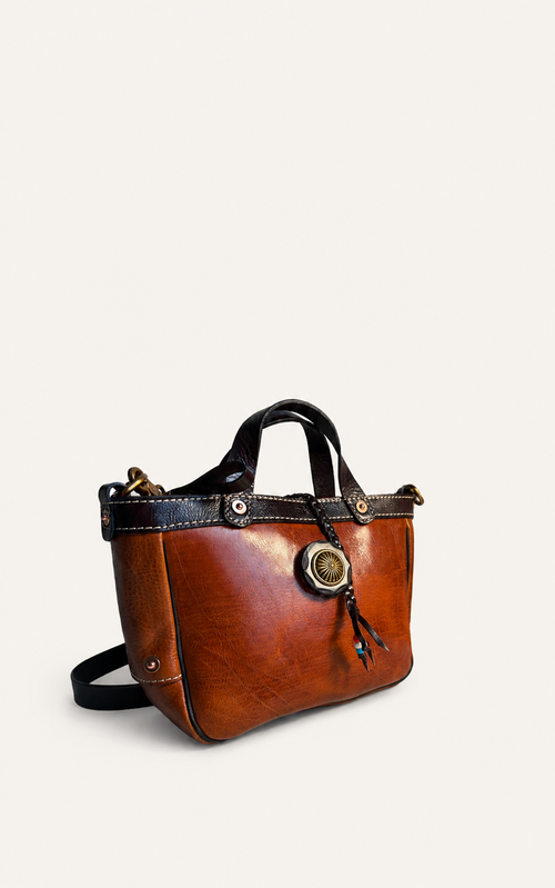 Heritage Full-Grain Leather Crossbody Tote Bag – ARBOR & GRAIN