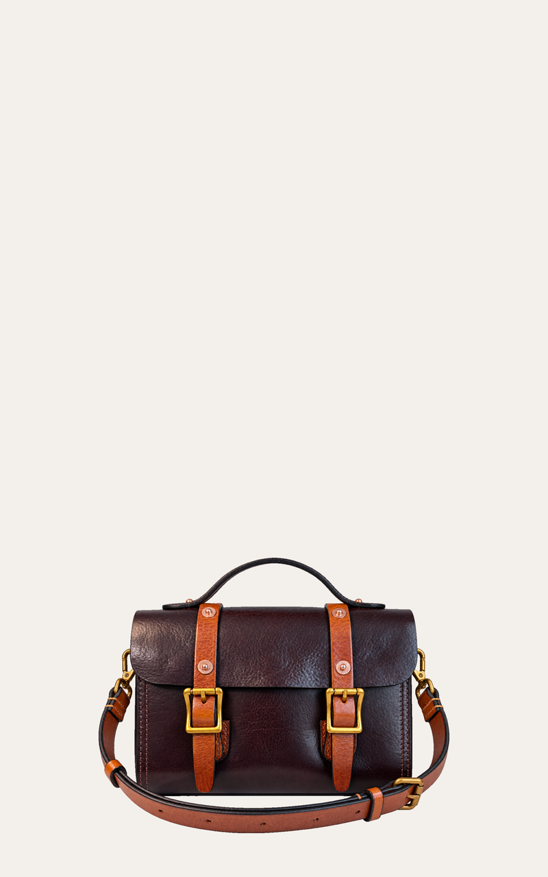 The Cypress Full-Grain Leather Buckle Satchel