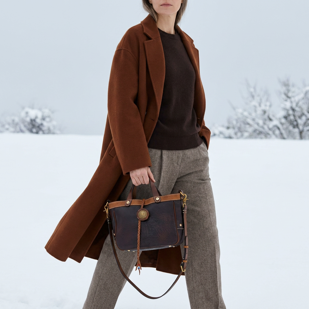 Heritage Full-Grain Leather Crossbody Tote Bag – ARBOR & GRAIN