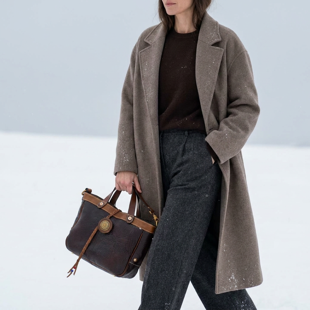 Heritage Full-Grain Leather Crossbody Tote Bag – ARBOR & GRAIN