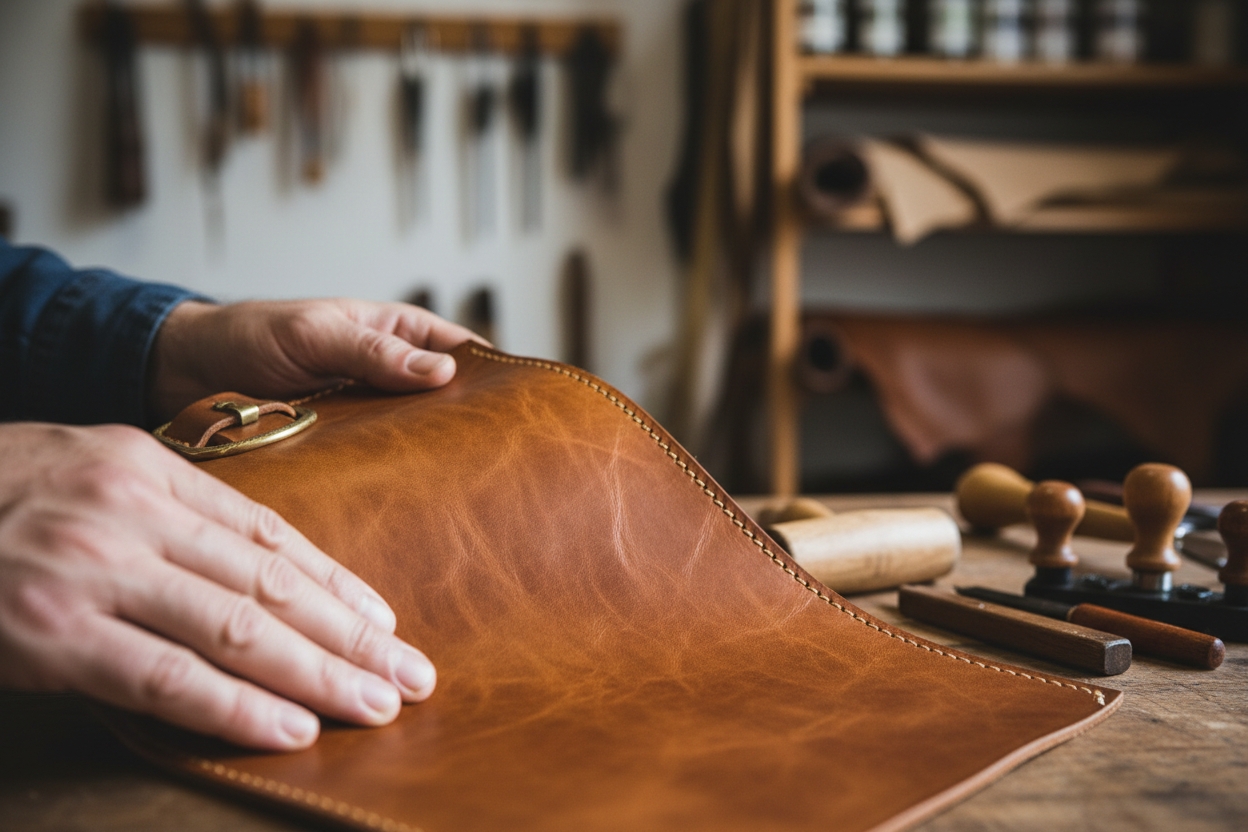 Heritage Leather Craftsmanship Hero Image